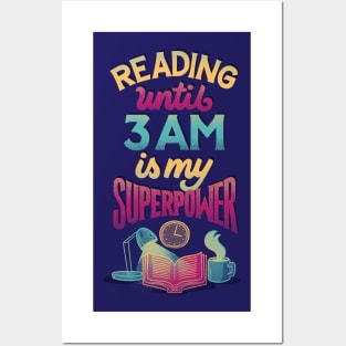 Reading Until 3 AM Posters and Art